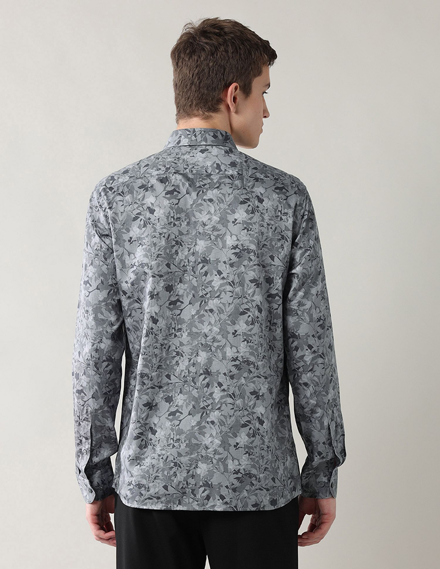 Arrow Newyork Manhattan Slim Fit Satin Shirt