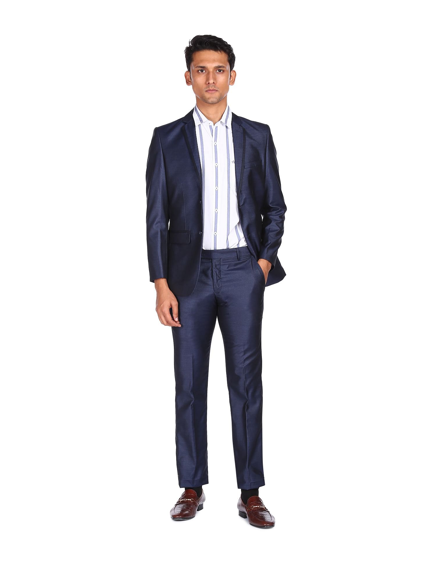 AD by Arvind Tailored Single Breasted Two Piece Suit
