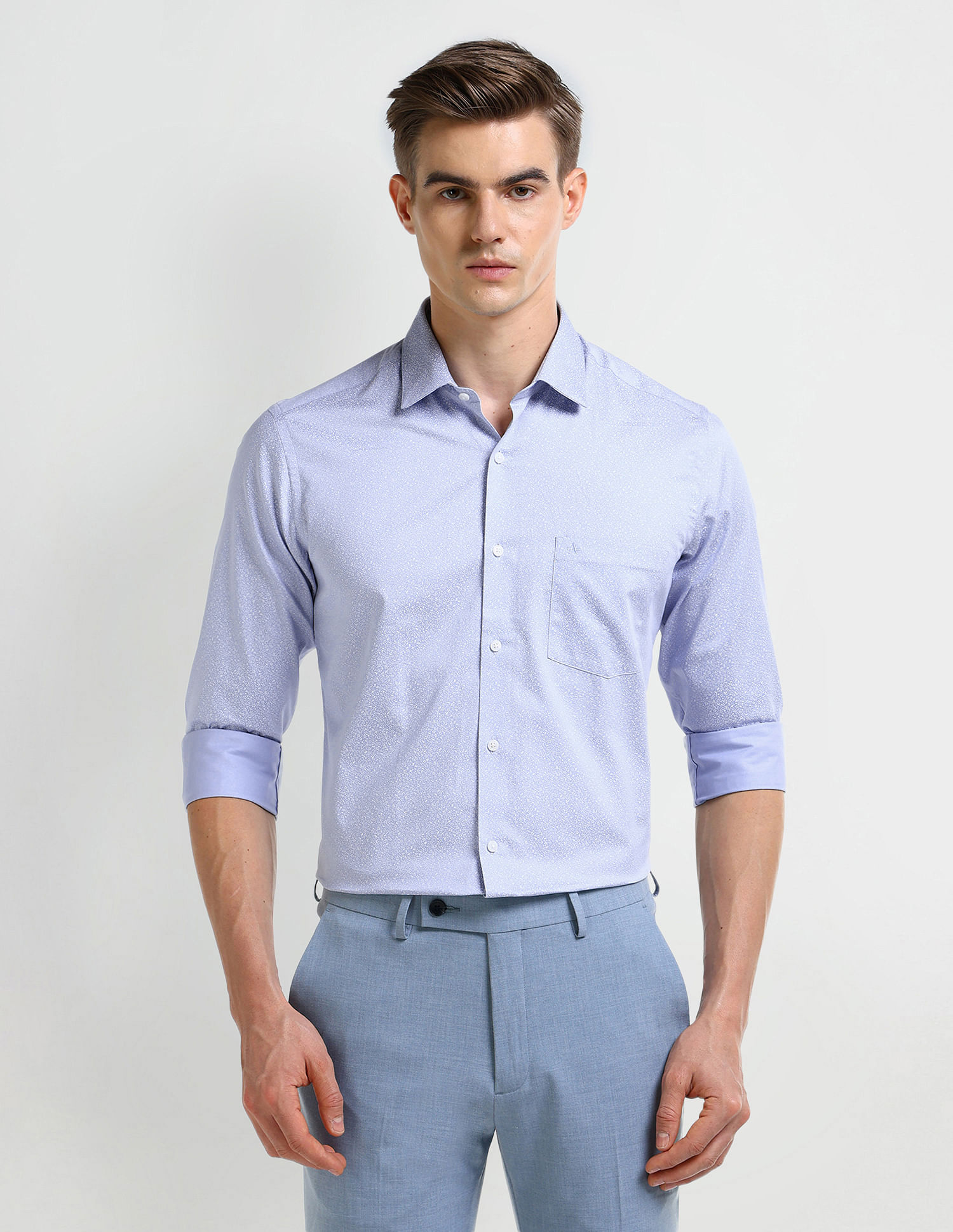 Arrow Manhattan Slim Fit Cotton Shirt
