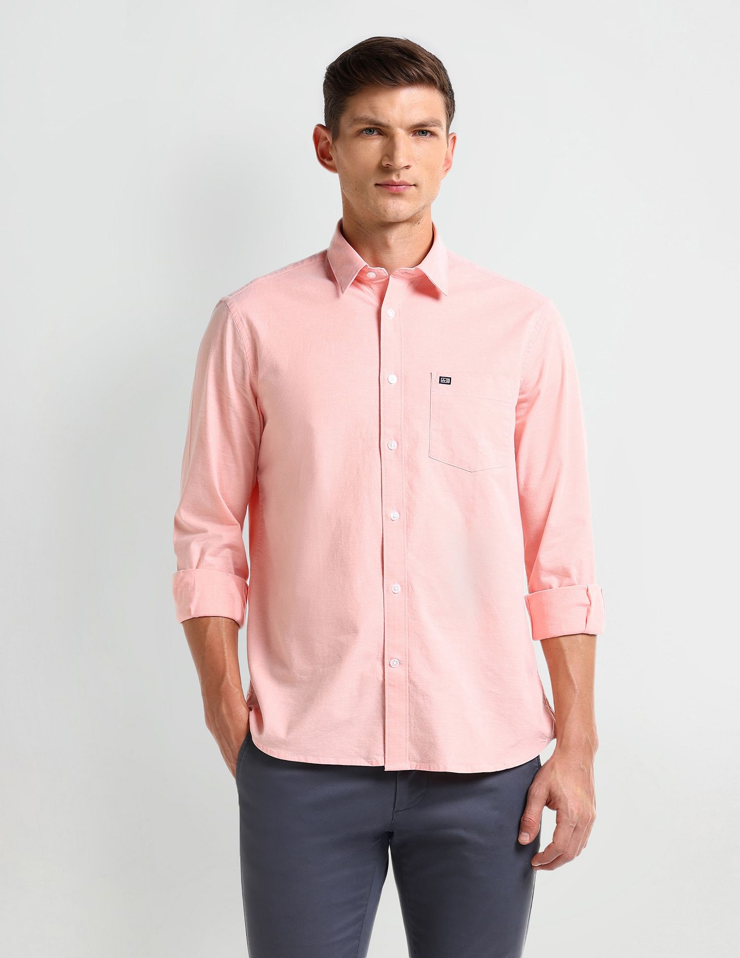 Arrow Sport Liberty Classic Fit Solid Shirt