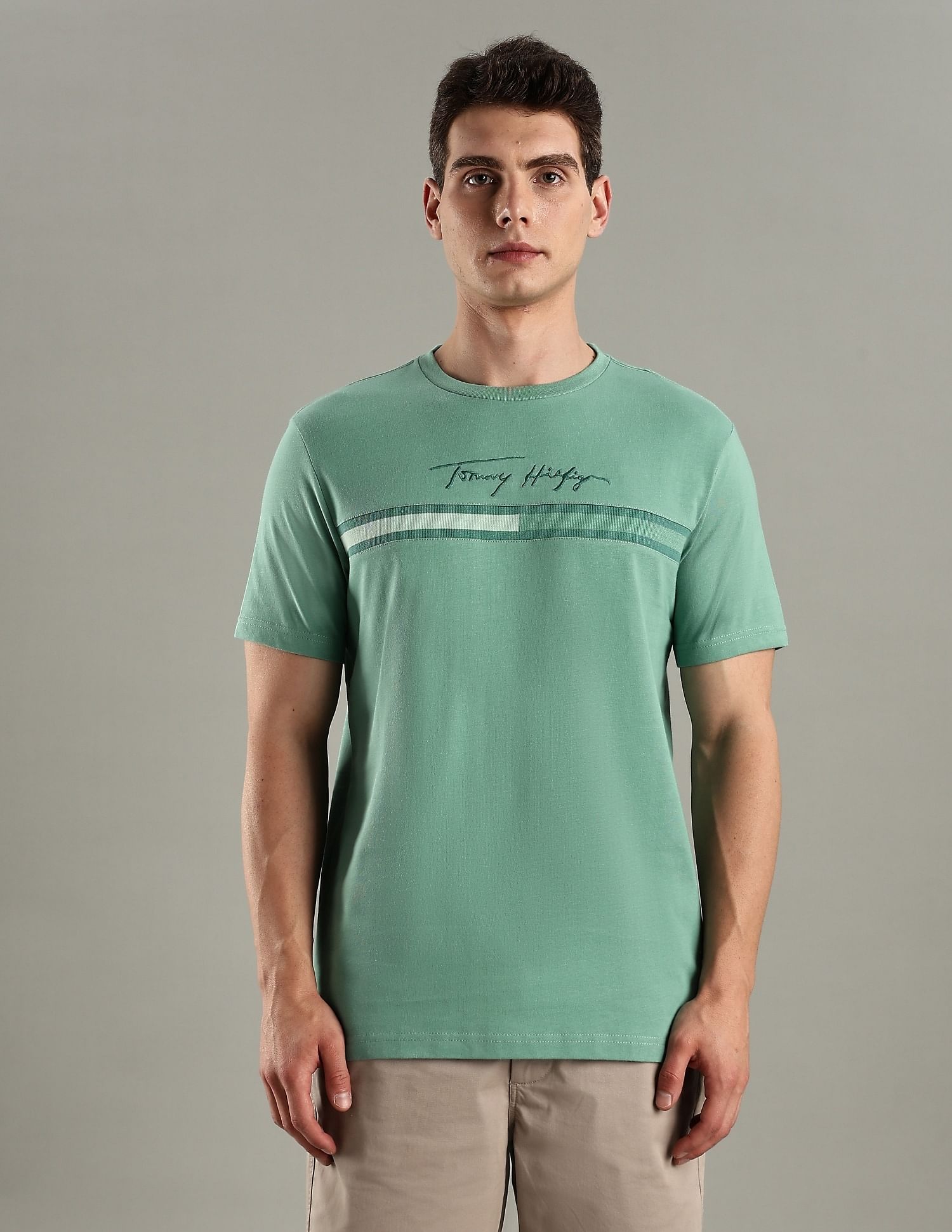 Tommy Hilfiger Logo Regular-Fit Cotton T-Shirt