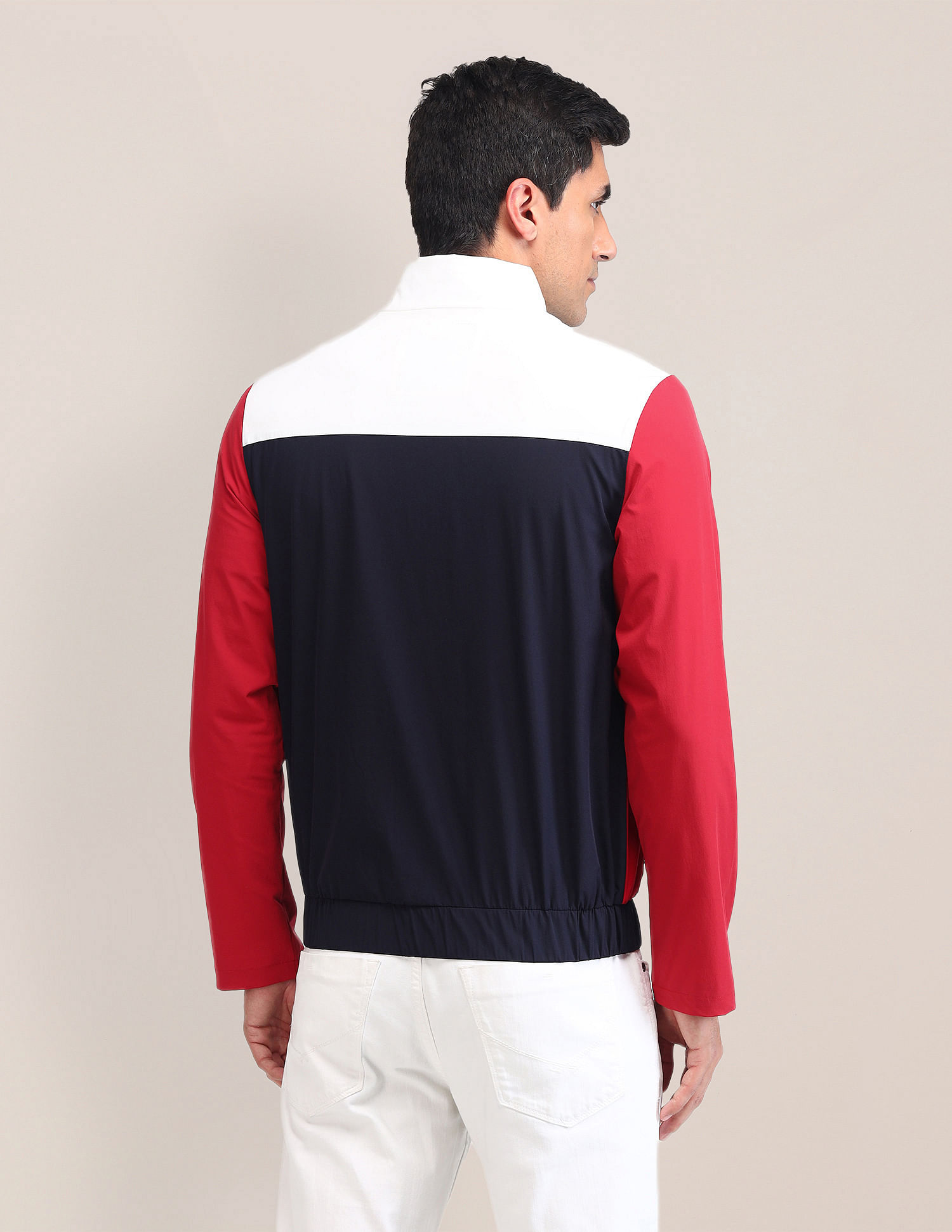 U.S. Polo Assn. Colour Blocked Regular Fit Jacket