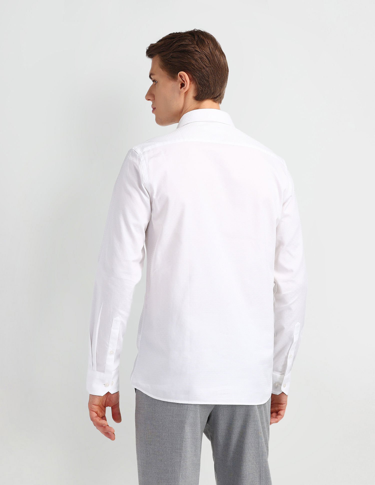Arrow Textured Liberty Classic Fit Shirt