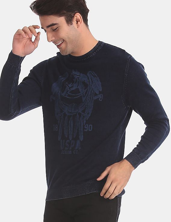 printed sweater