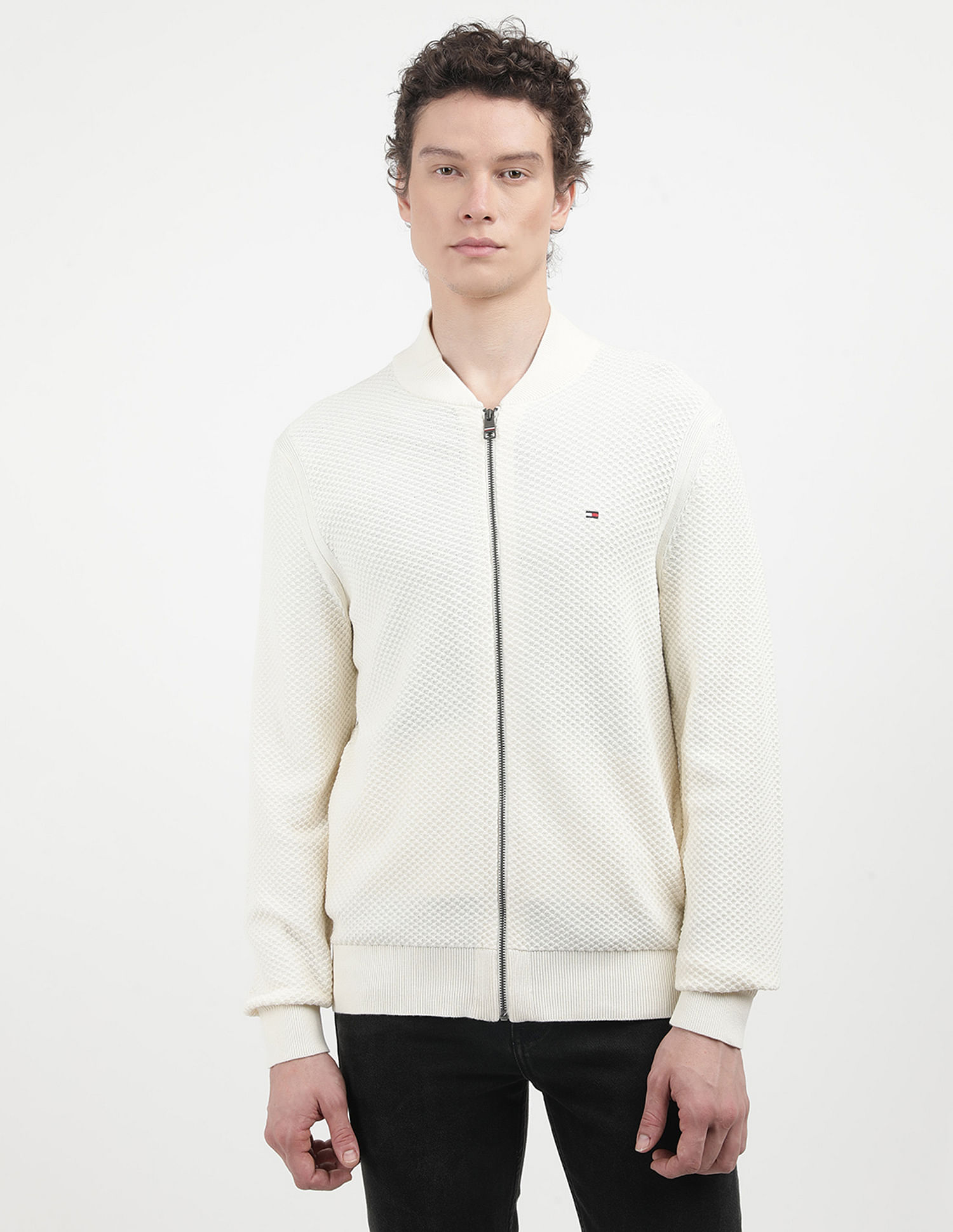 Tommy Hilfiger Oval Structure Baseball Sweater