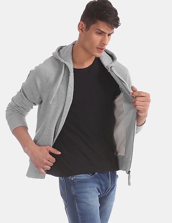 U.S. Polo Assn. Hooded Heathered Sweatshirt