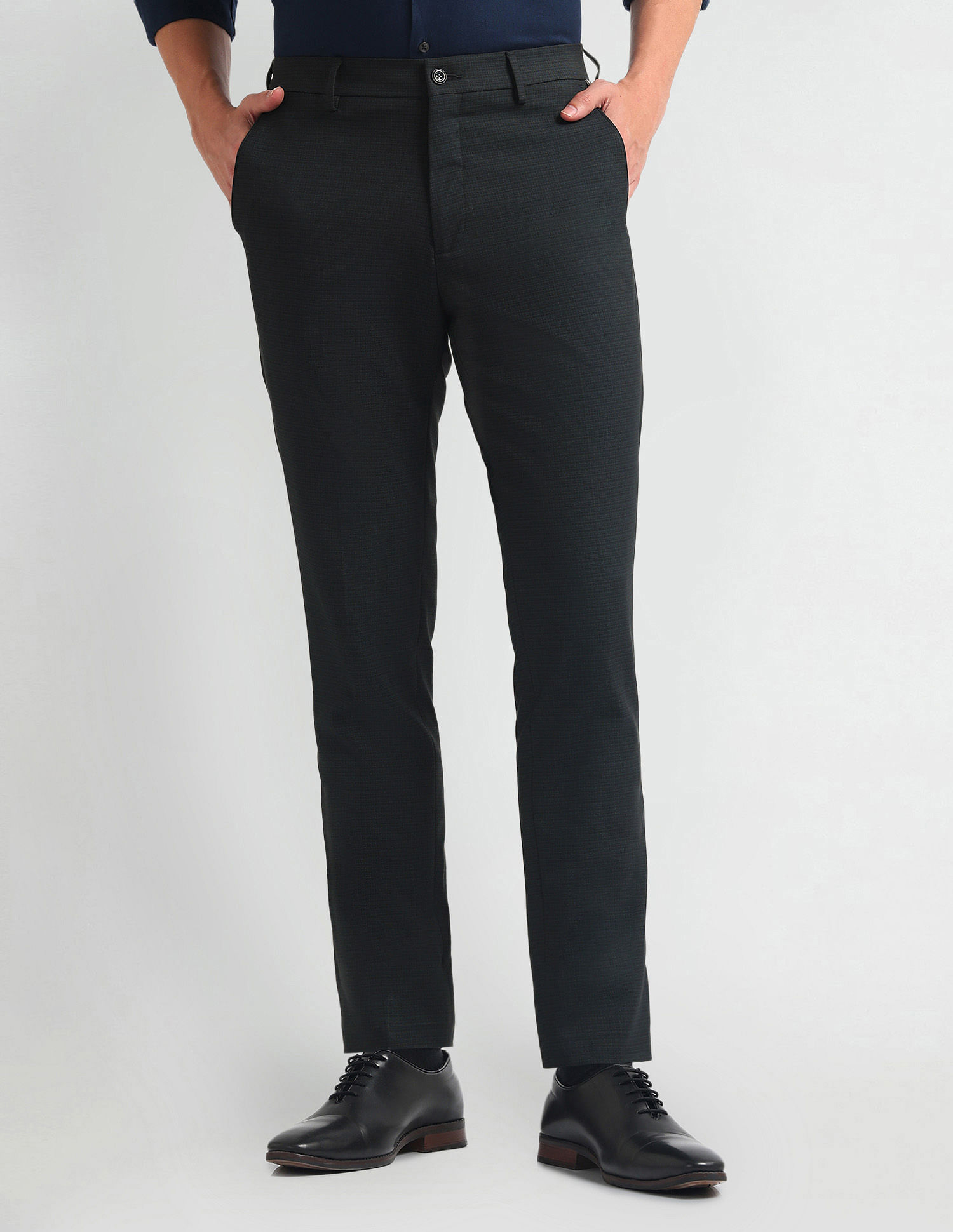 Arrow Newyork Super Slim Fit Smart Flex Trousers