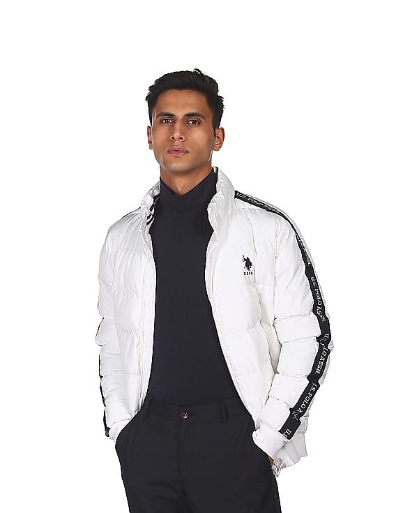 us polo assn white jacket