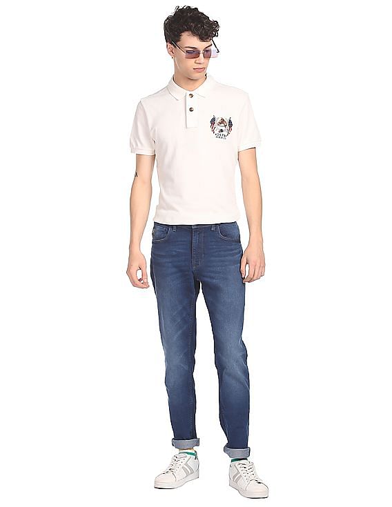 U.S. Polo Assn. Cotton Solid Polo Shirt