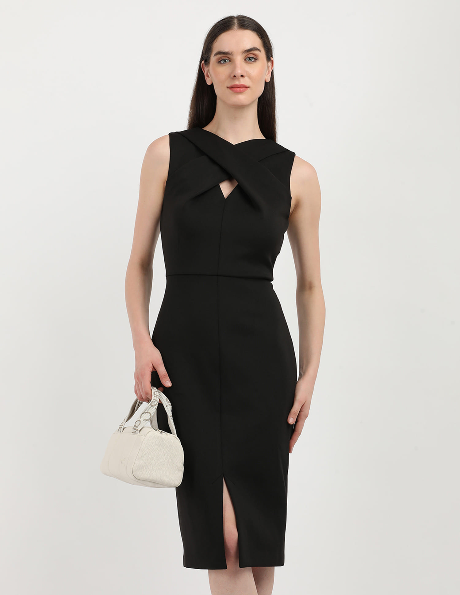 Buy Calvin Klein Jeans Scuba Bodycon Midi Dress - NNNOW.com