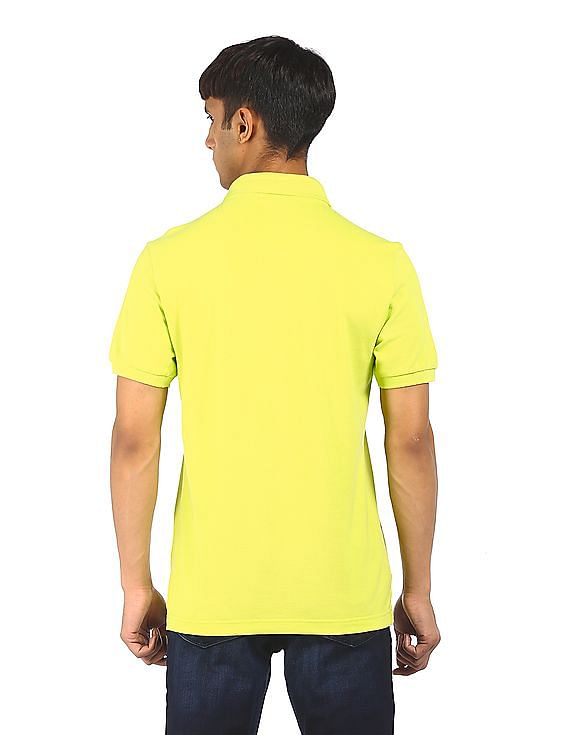U.S. Polo Assn. Green Short Sleeve Solid Polo Shirt