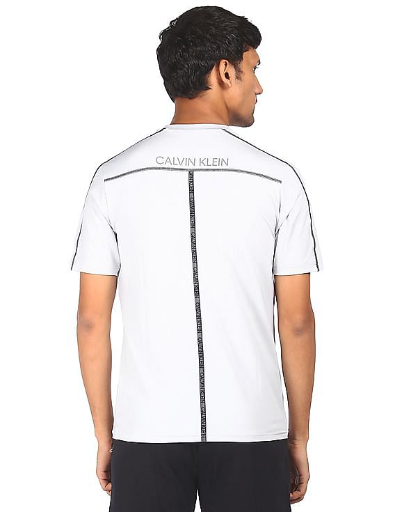 Buy Calvin Klein Men White Crew Neck Active Ion T Shirt NNNOW