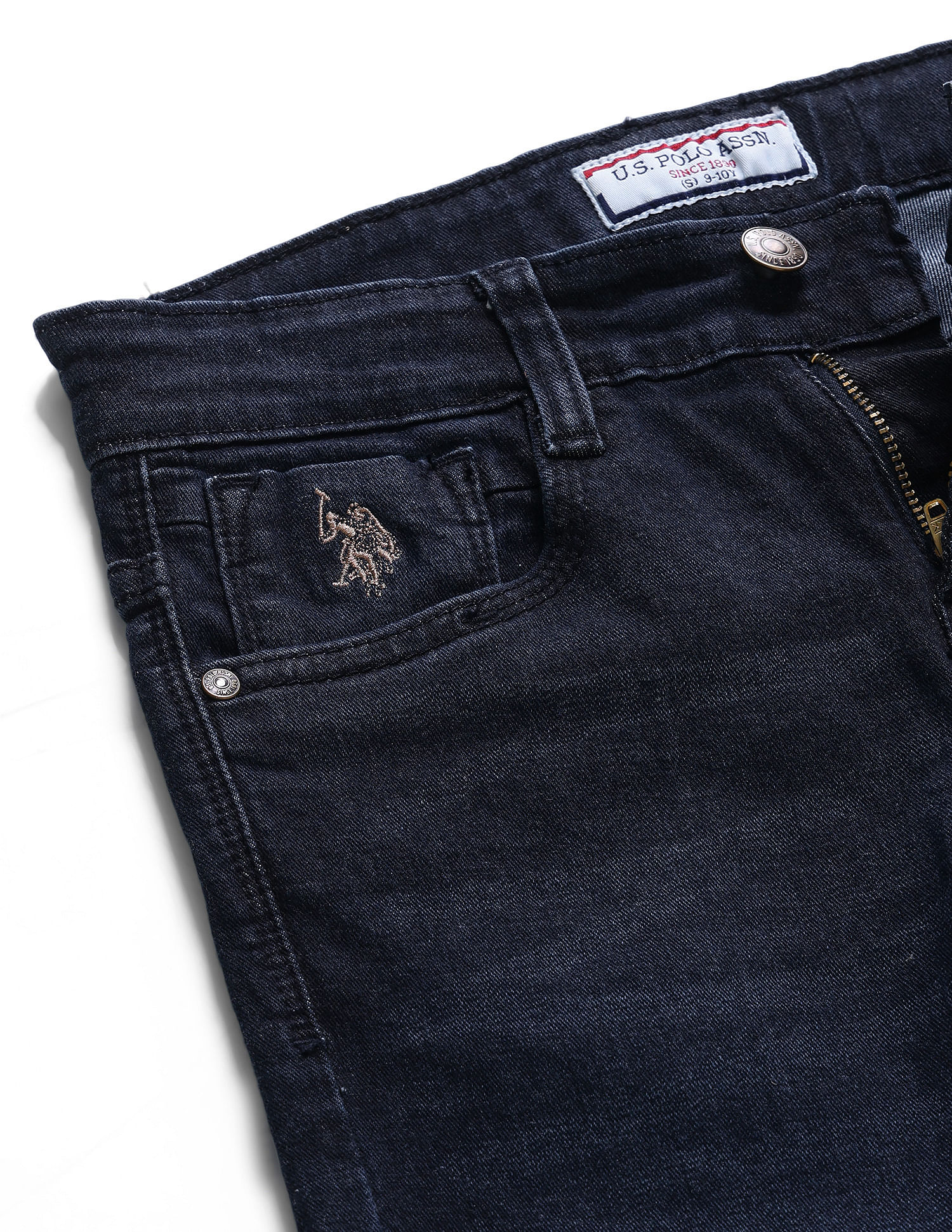 U.S. Polo Assn. Kids Mid Rise Brandon Slim Fit Jeans