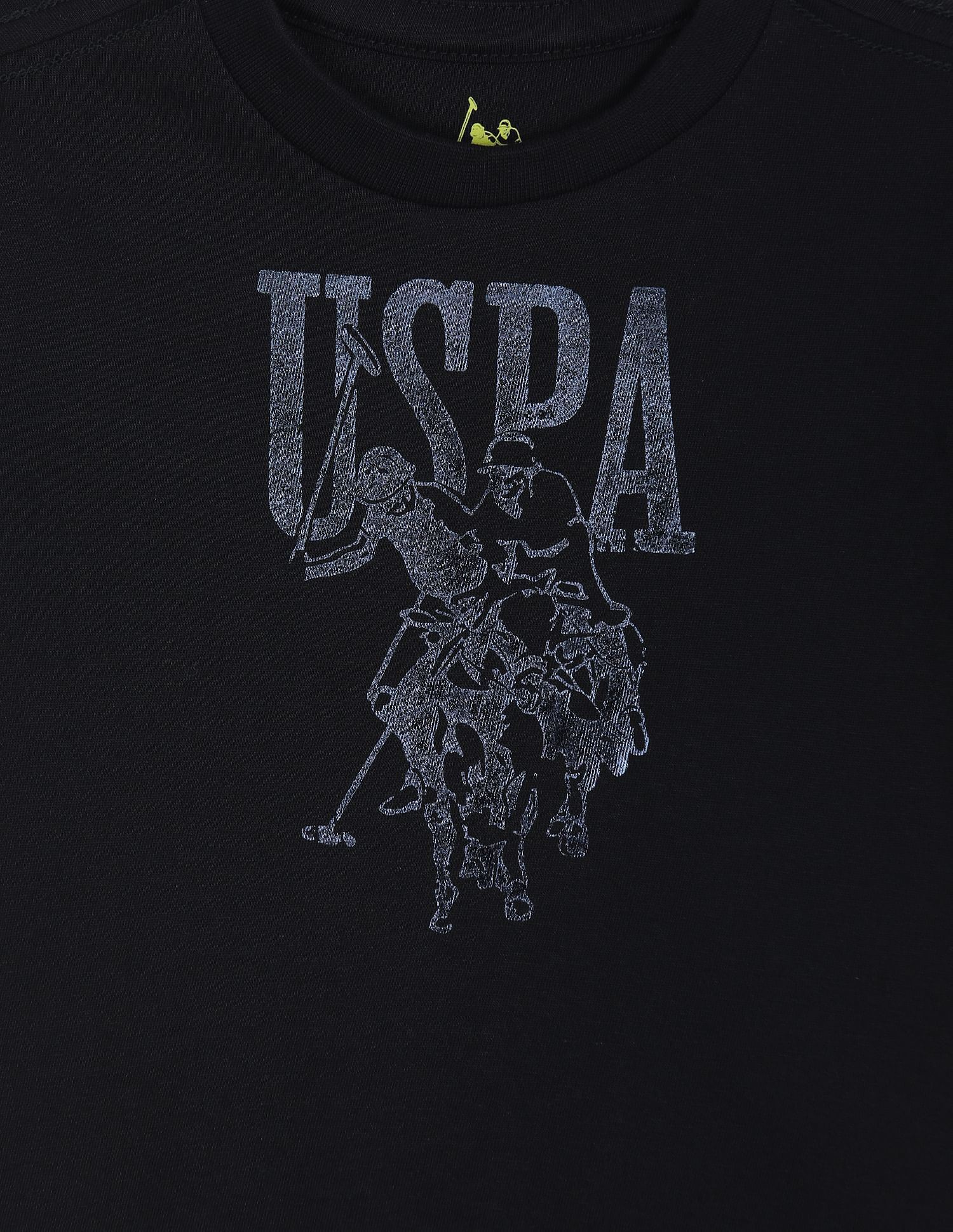 U.S. Polo Assn. Kids Iconic Heat Transfer Print T-Shirt