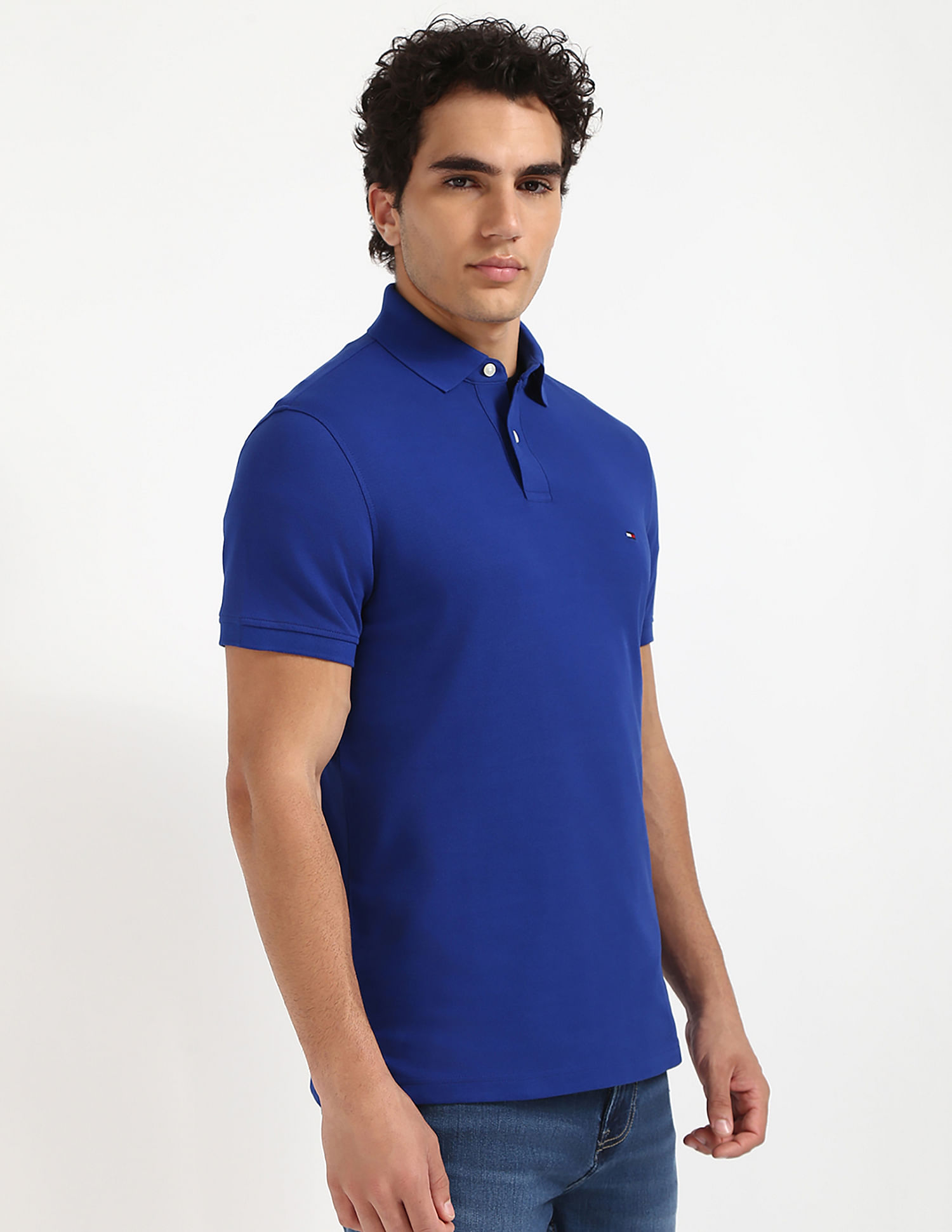 Tommy Hilfiger Solid Regular Fit Polo Shirt