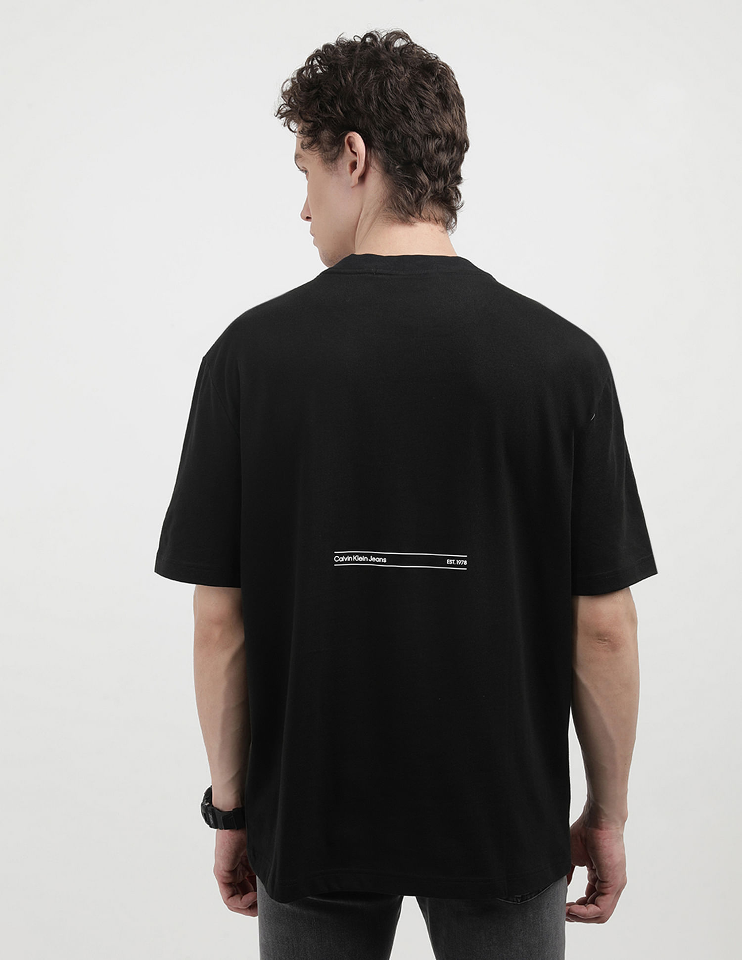 Calvin Klein Jeans Embossed Euphoric Floral T-Shirt