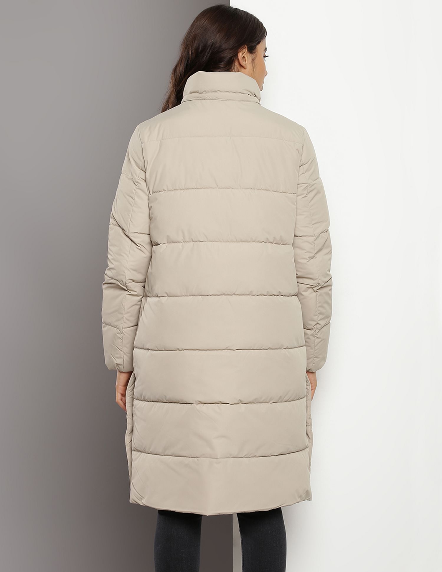 Buy Calvin Klein Faux Fur Hood Longline Jacket NNNOW