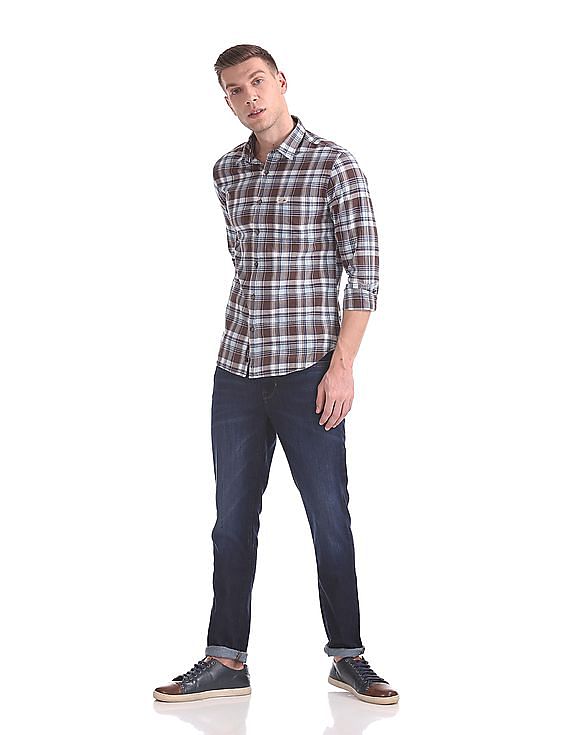 U.S. Polo Assn. Denim Co. Slim Fit Check Shirt