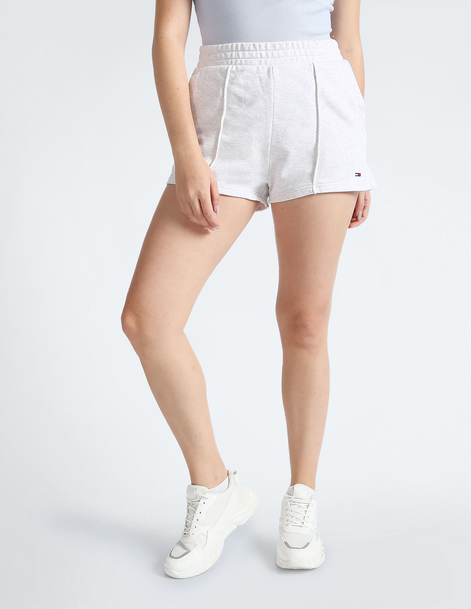 Tommy hilfiger women's hot sale white shorts