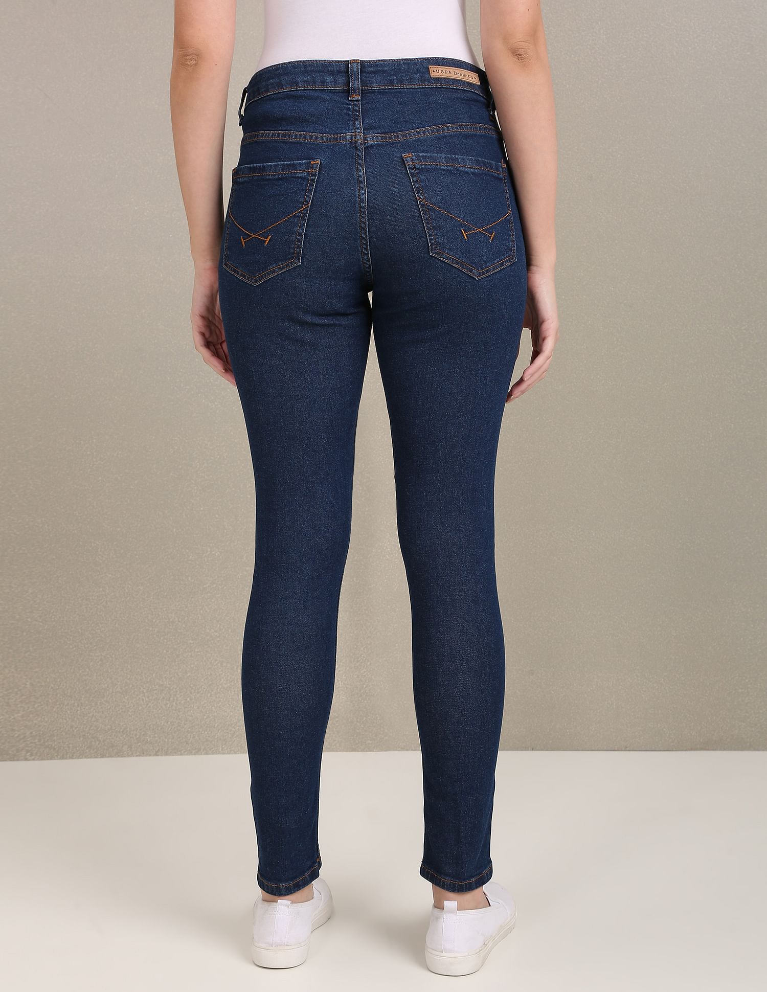 U.S. Polo Assn. Women High Rise Super Skinny Fit Jeans