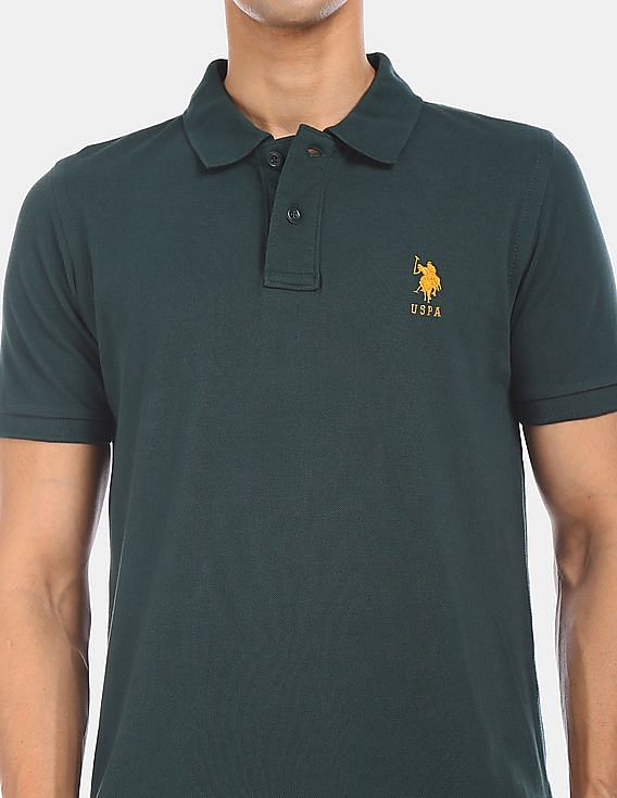 U.S. Polo Assn. Standard Fit Pique Polo Shirt