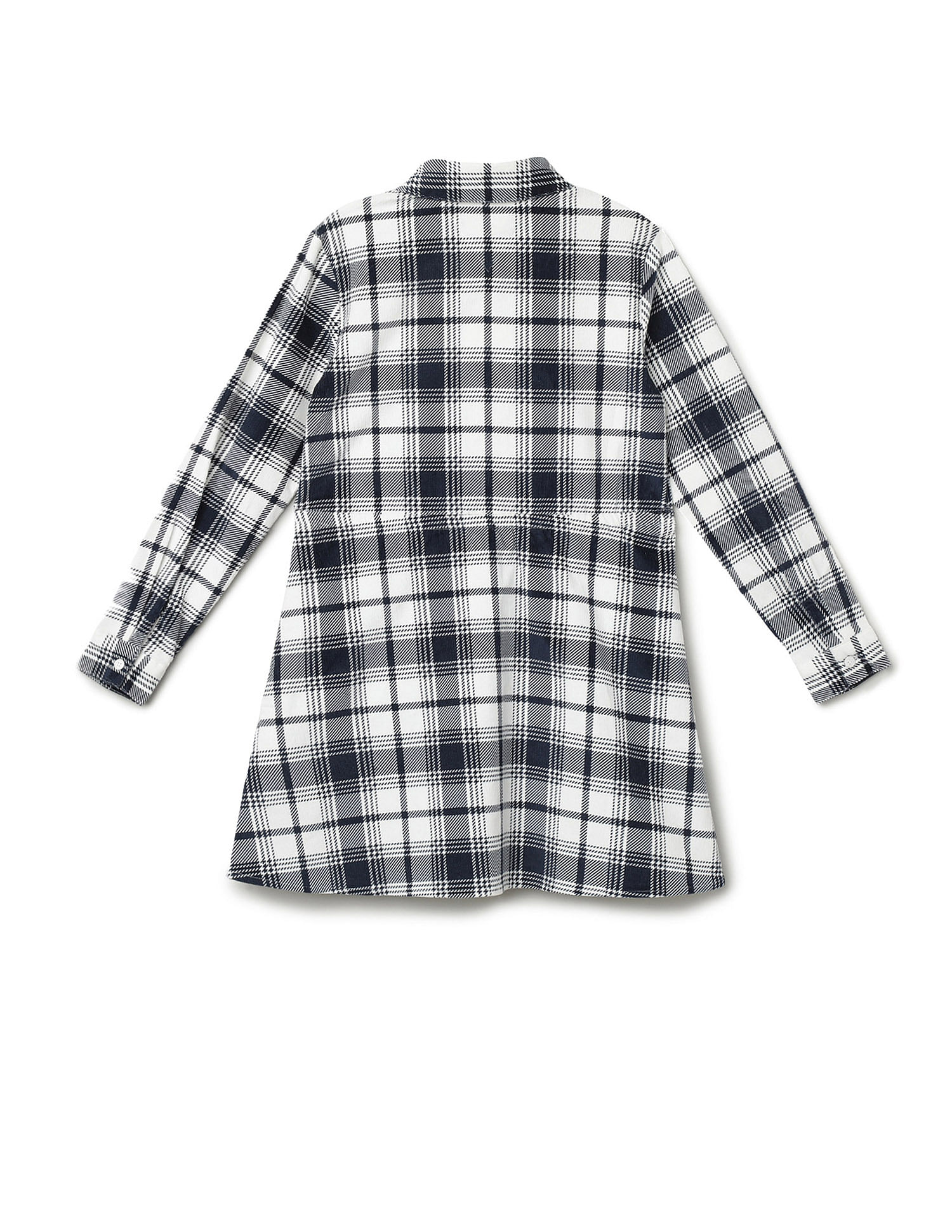 Tommy Hilfiger Kids Girls Ribcord Check Dress