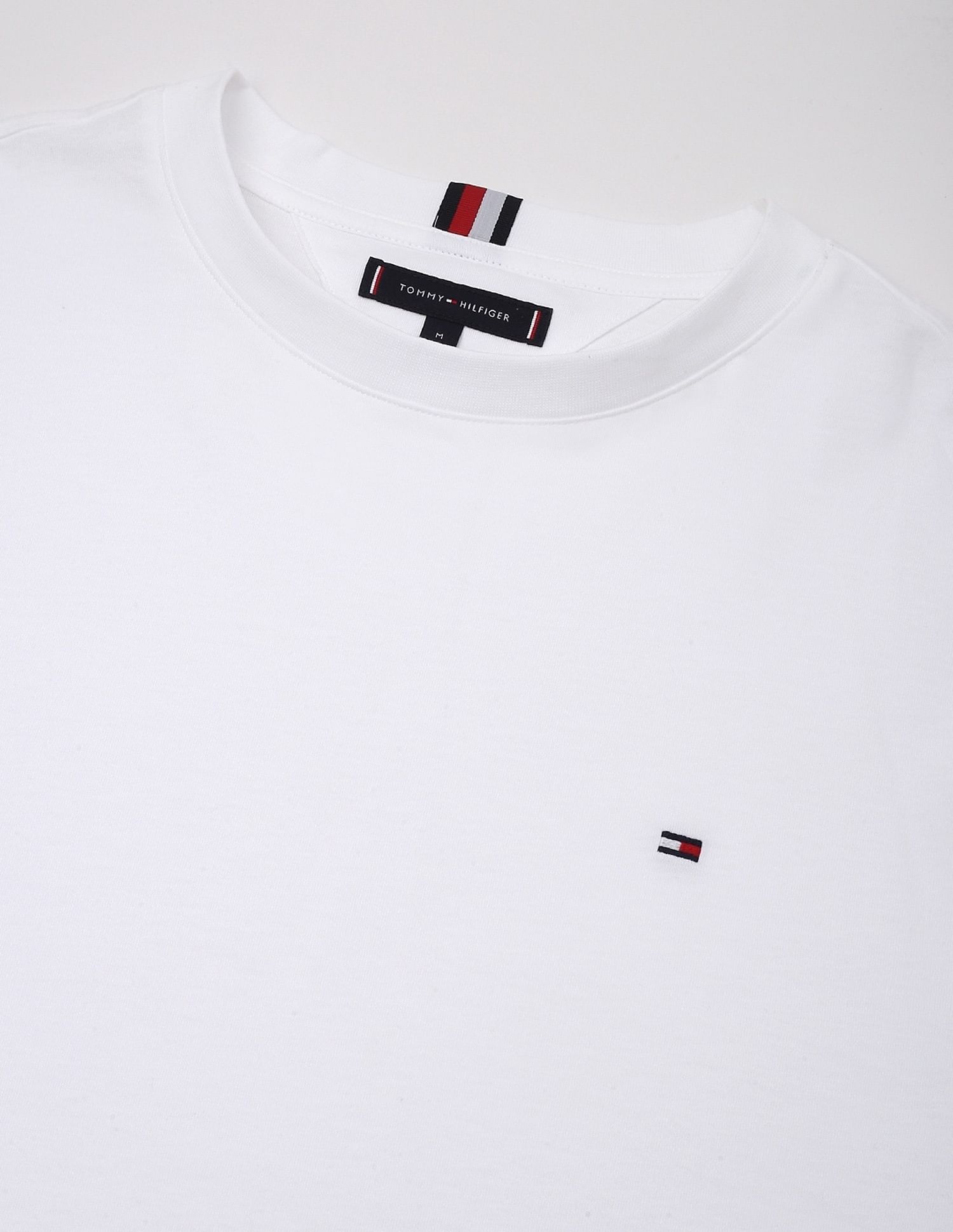 Tommy Hilfiger Solid Regular-Fit Cotton T-Shirt