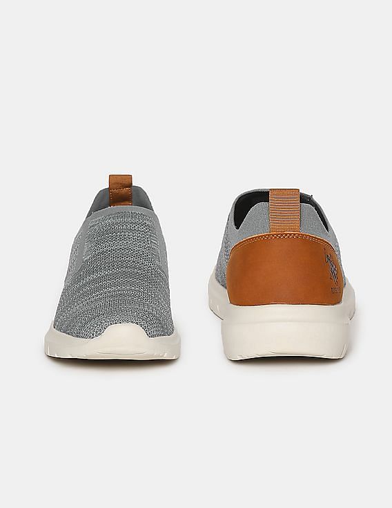 U.S. Polo Assn. Men Premium Knit Cushioned Terri Slip-On Sneakers