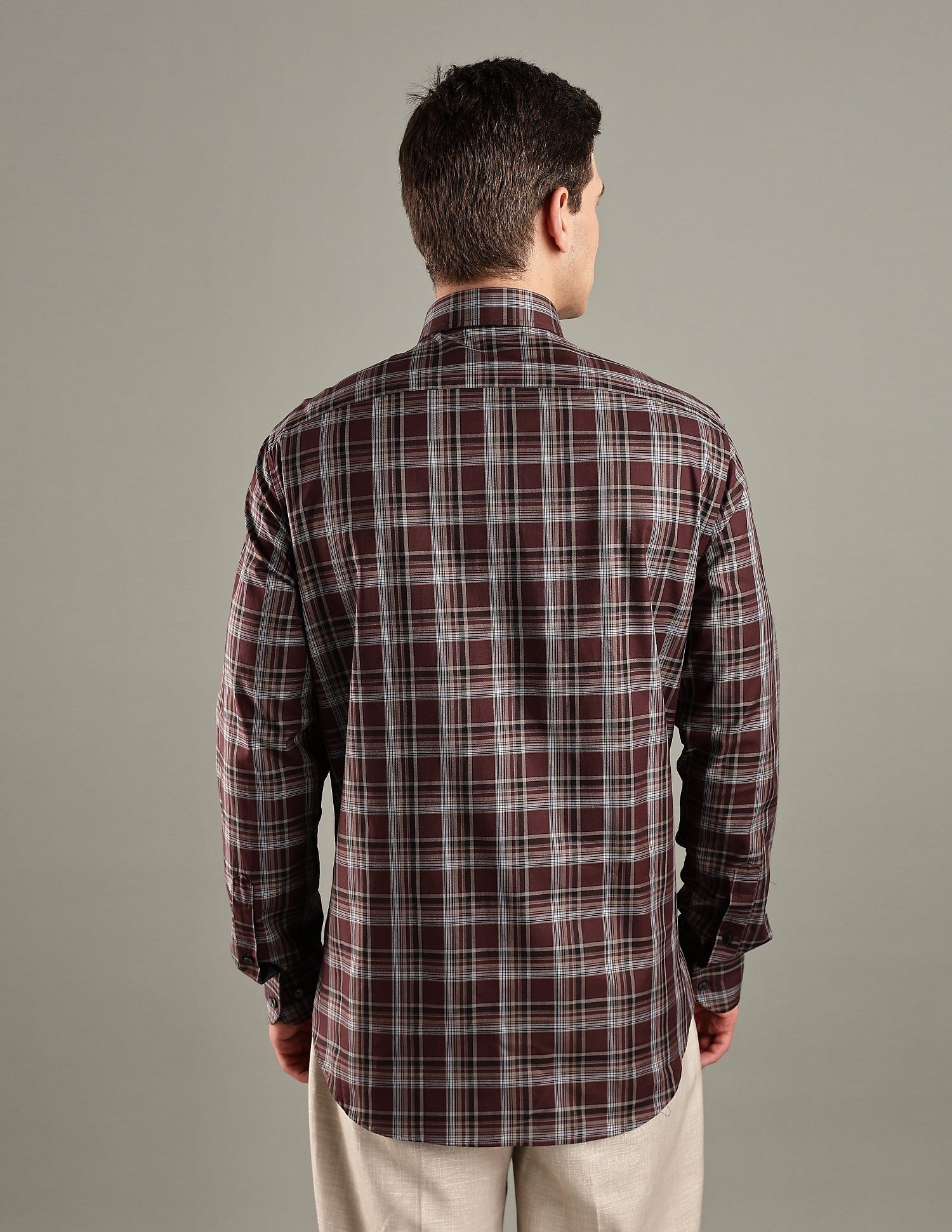 Tommy Hilfiger Dark Large Checked Regular Shirt