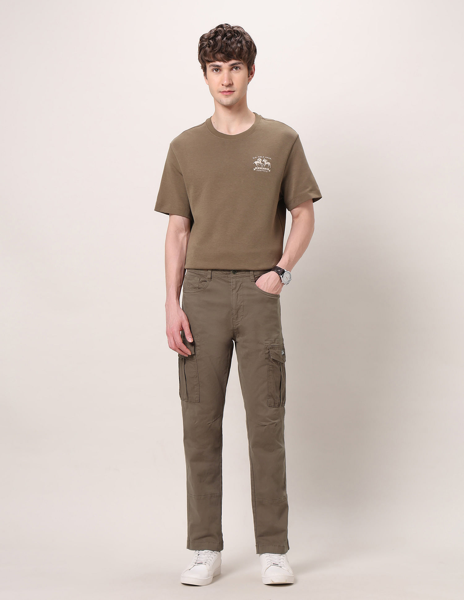 U.S. Polo Assn. Denim Co. Straight Fit Cargo Trousers