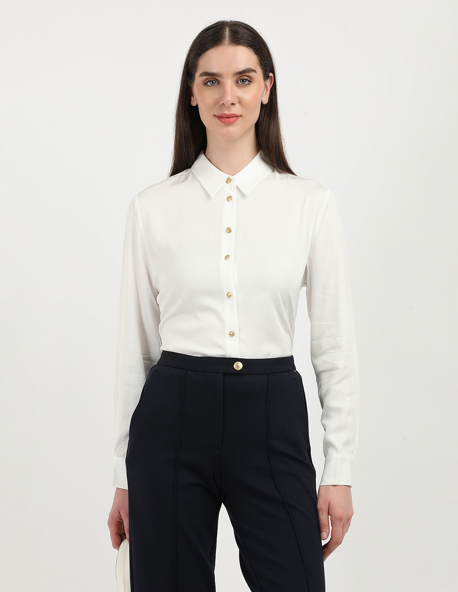 Tommy Hilfiger Regular Fit Spread Collar Shirt
