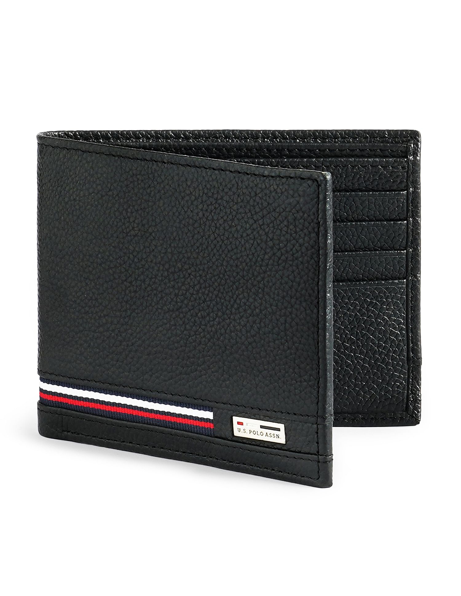 U.S. Polo Assn. Bi-Fold Textured Wallet