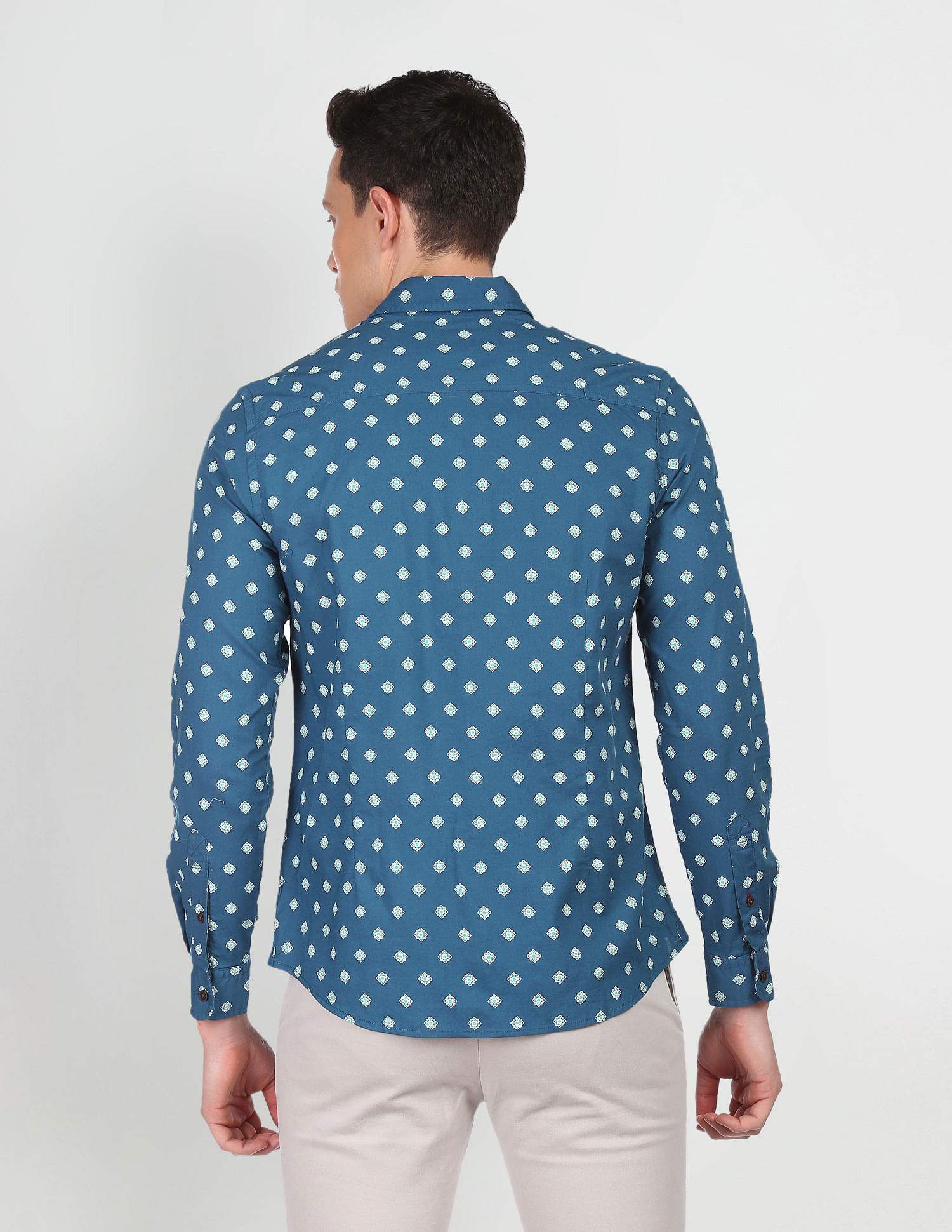 U.S. Polo Assn. Denim Co. Cotton Printed Casual Shirt