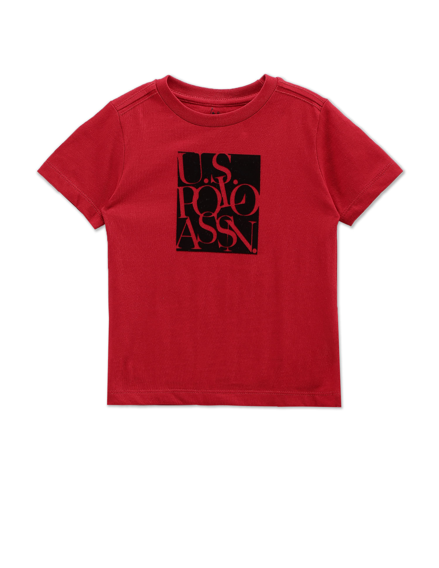 U.S. Polo Assn. Kids Boys Cotton Brand Print T-Shirt
