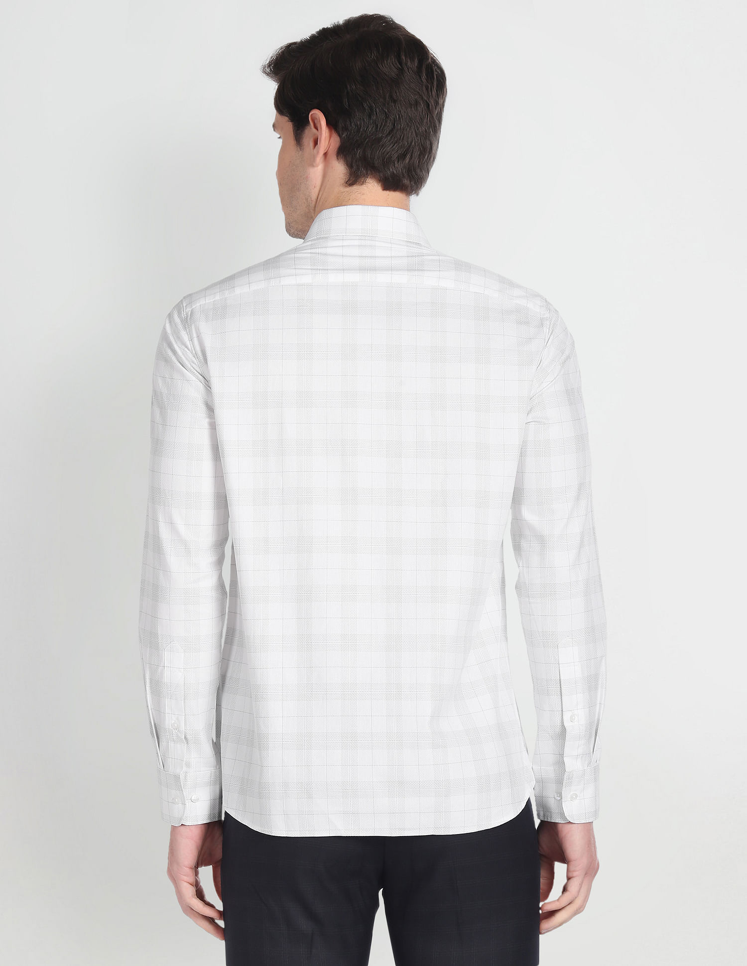 Arrow Tartan Check Tailored Regular Fit Shirt