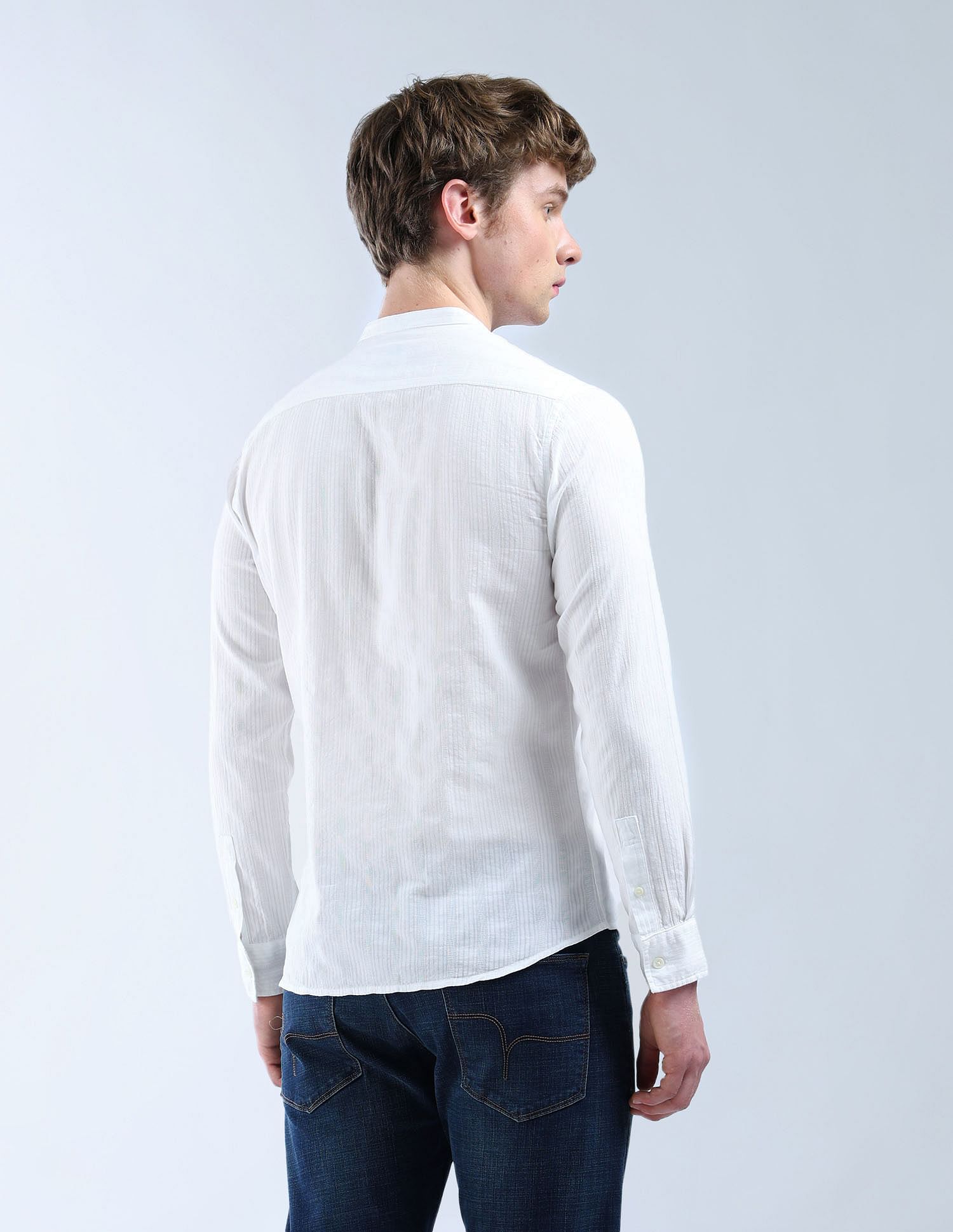 Flying Machine Pure Cotton Color Of Home Shirt
