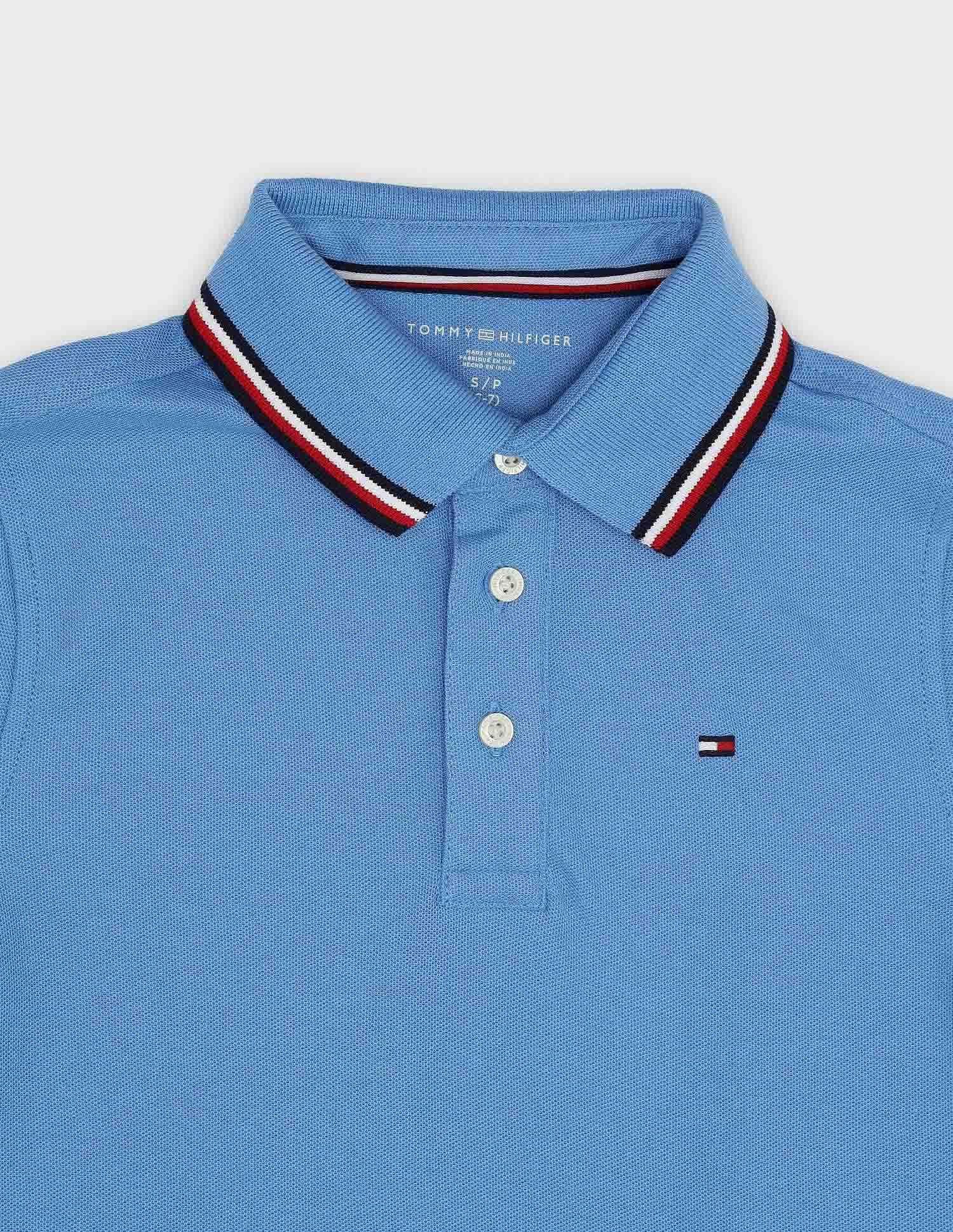 Tommy Hilfiger Kids Boys Solid Regular-Fit Cotton Polo Shirt