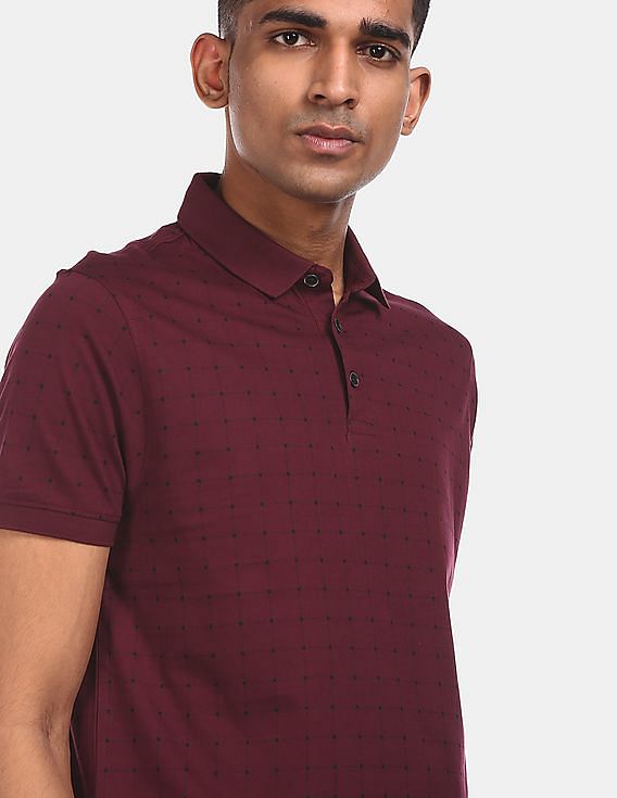 Maroon polo men best sale