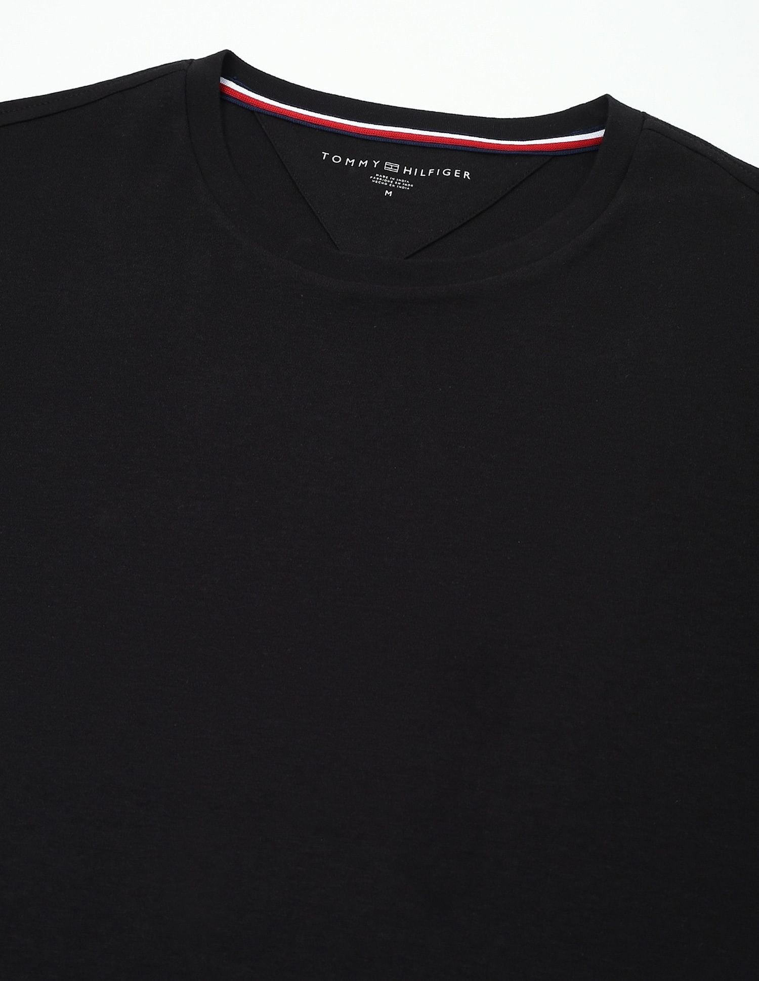 Tommy Hilfiger Solid Regular-Fit Cotton T-Shirt