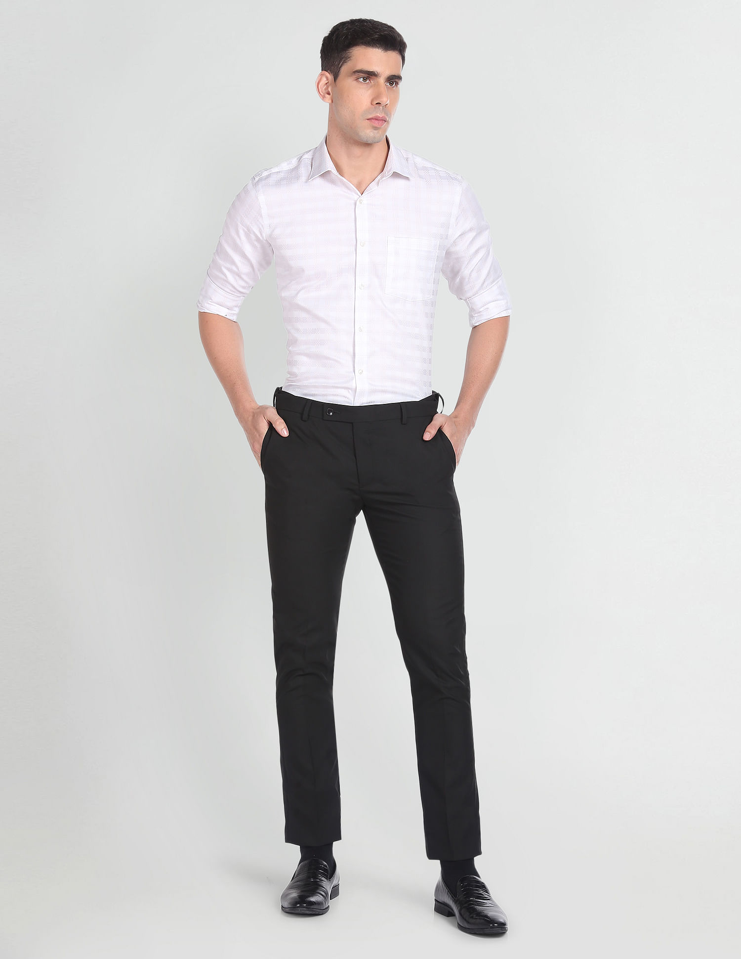 Arrow Mid Rise Autoflex Trousers