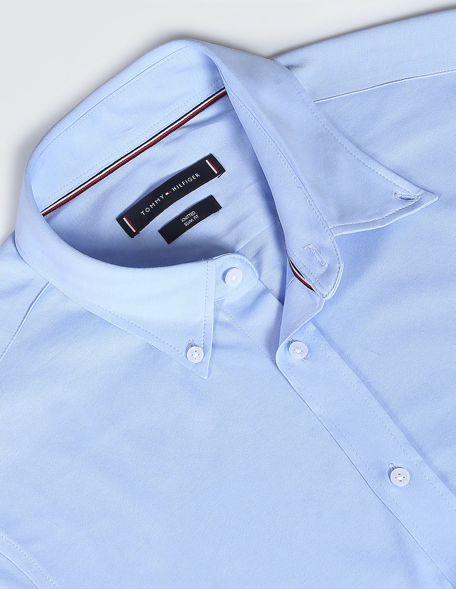 Tommy Hilfiger Cotton Solid Jersey Knit Shirt