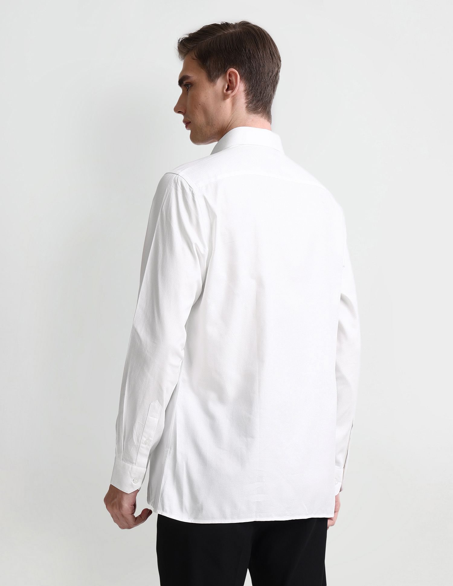 Arrow Regular Dobby Long Sleeve Shirt