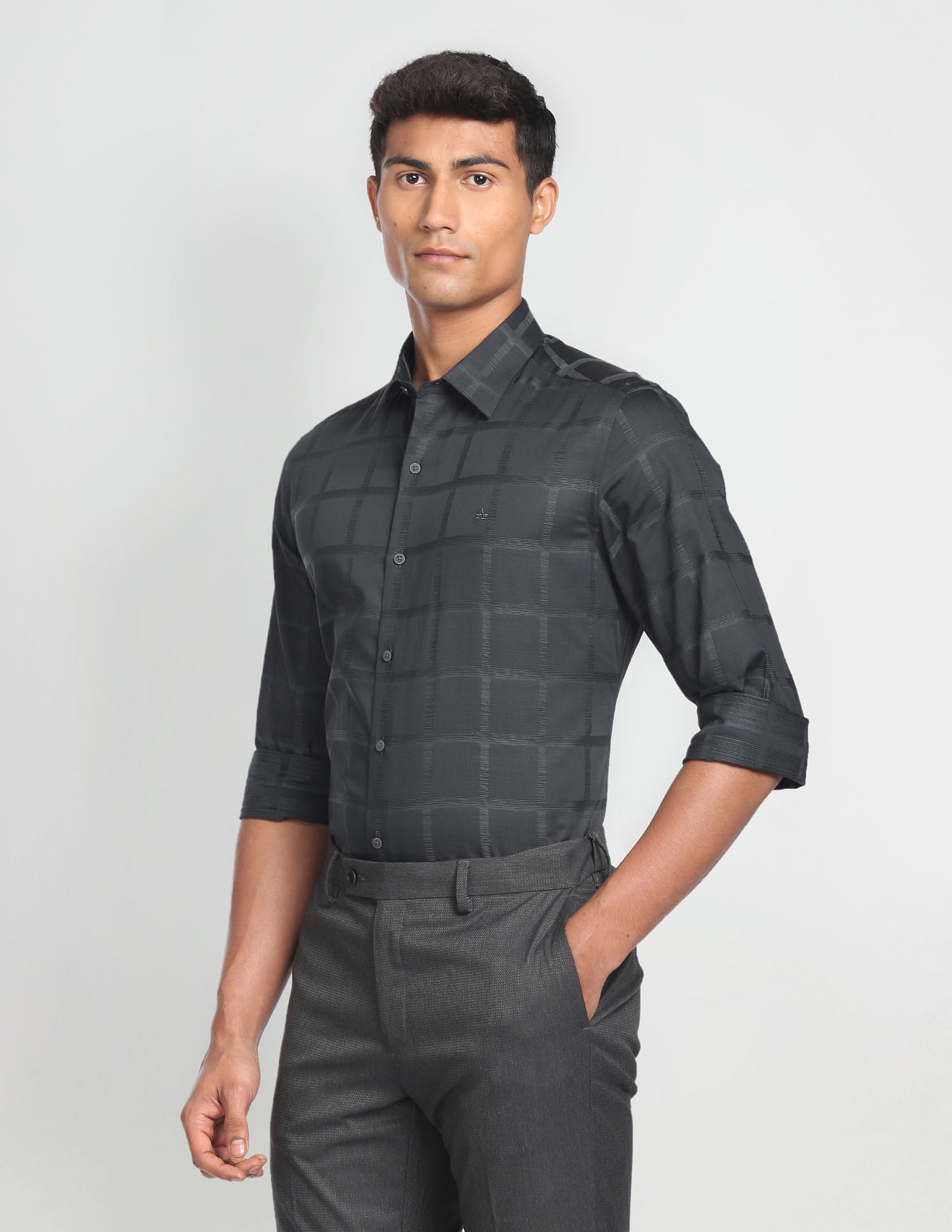 Arrow Newyork Woven Check Cotton Shirt