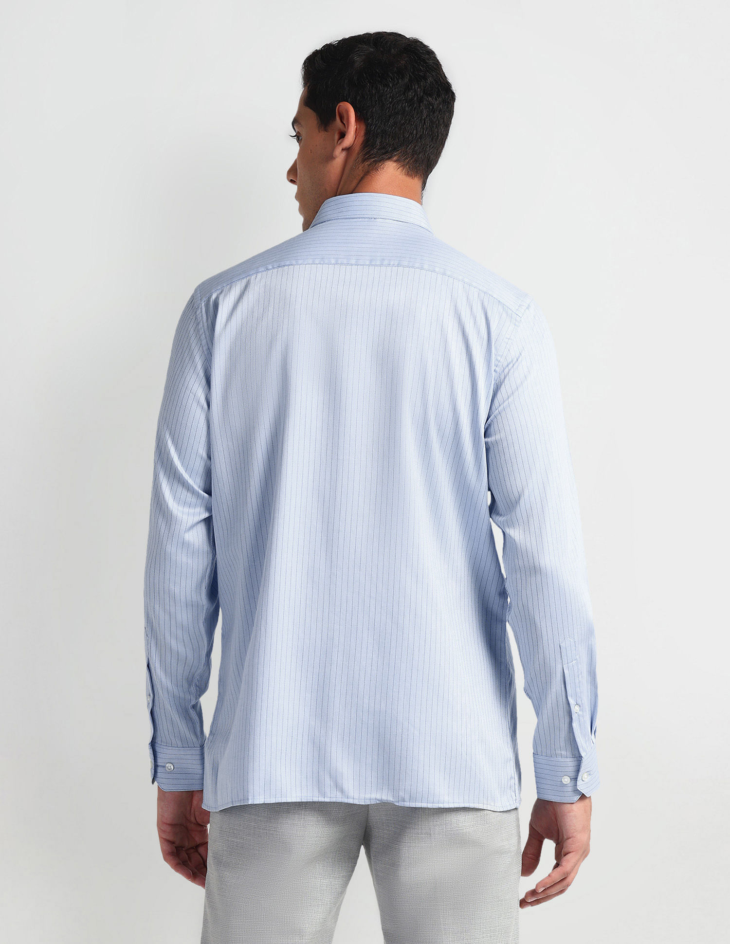 Arrow Vertical Stripe Pure Cotton Shirt