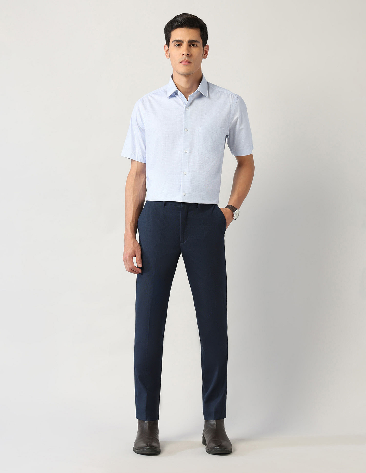 Arrow Liberty Classic Fit Textured Shirt