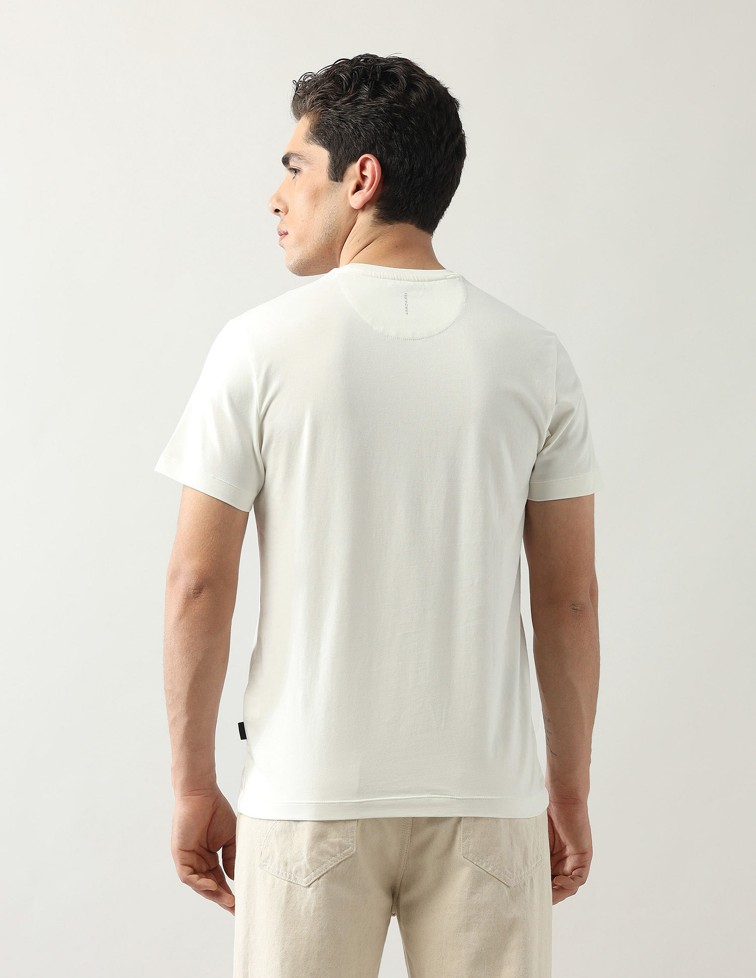 Arrow Newyork Floral Printed Regular Fit T-Shirt