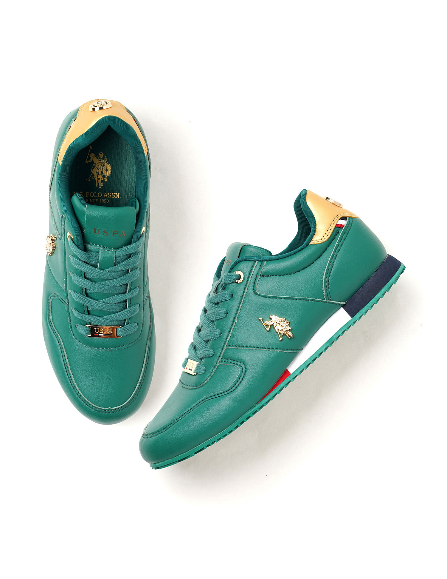 U.S. Polo Assn. Women Panelled Sorrento Sneakers