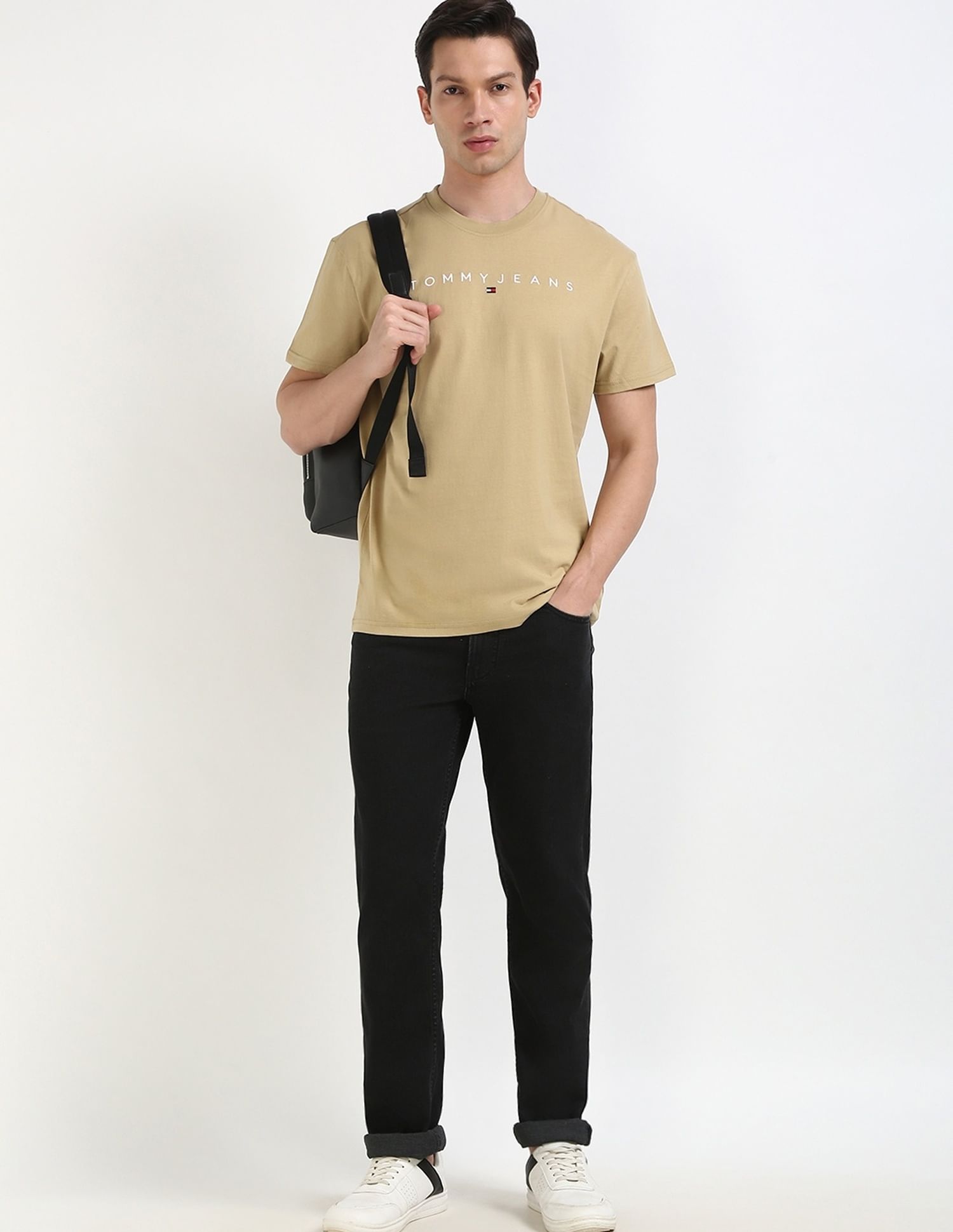 Tommy Hilfiger Embroidered Logo Regular-Fit Cotton T-Shirt