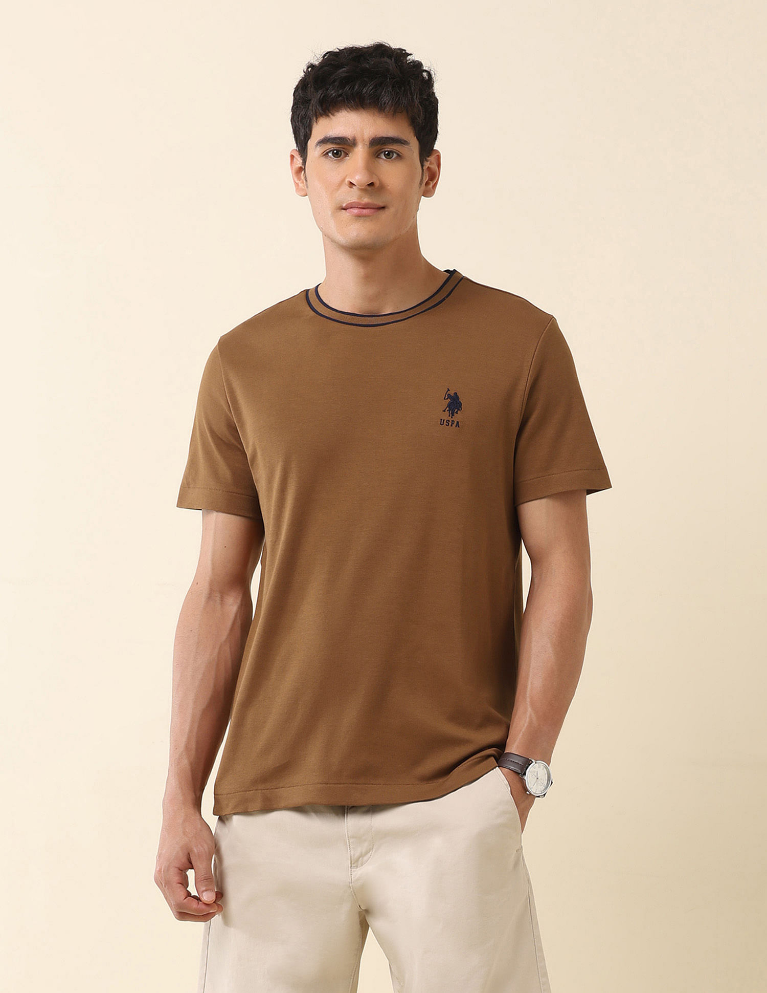 U.S. Polo Assn. Pure Cotton Slim Fit T-Shirt