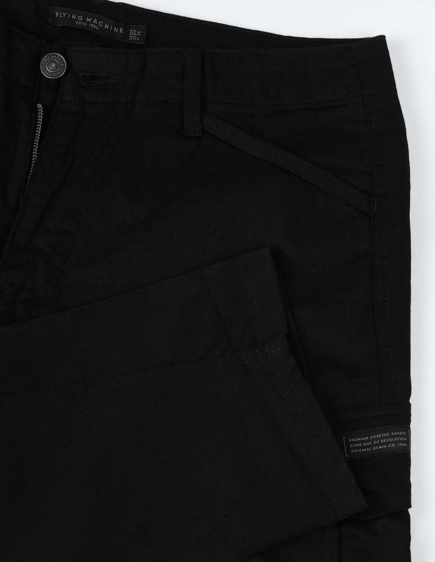 Flying Machine Mid Rise Slim Fit Cargo Pants